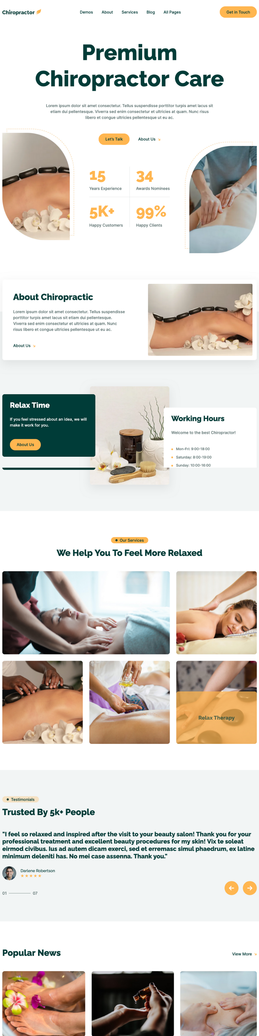 Chiropractor Website Design for Melbourne Practices