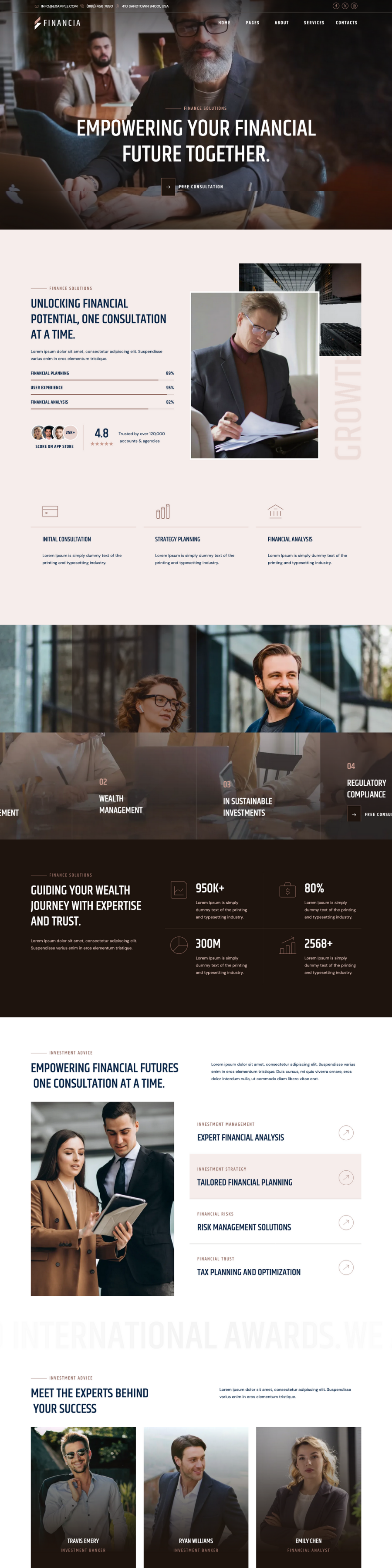 Financial Advisor Website Design for Melbourne Professionals