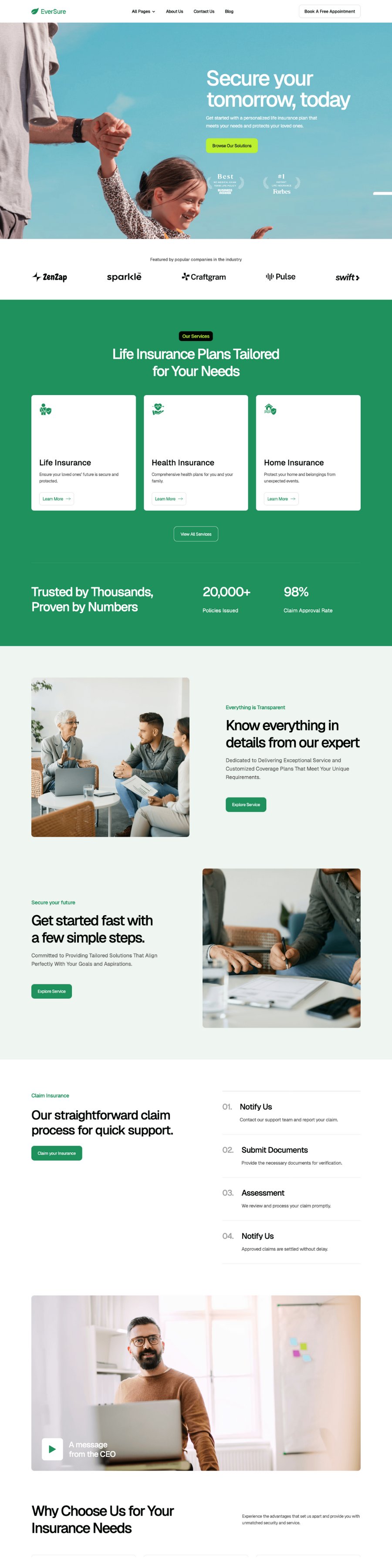 Insurance Broker Website Design for Melbourne Businesses