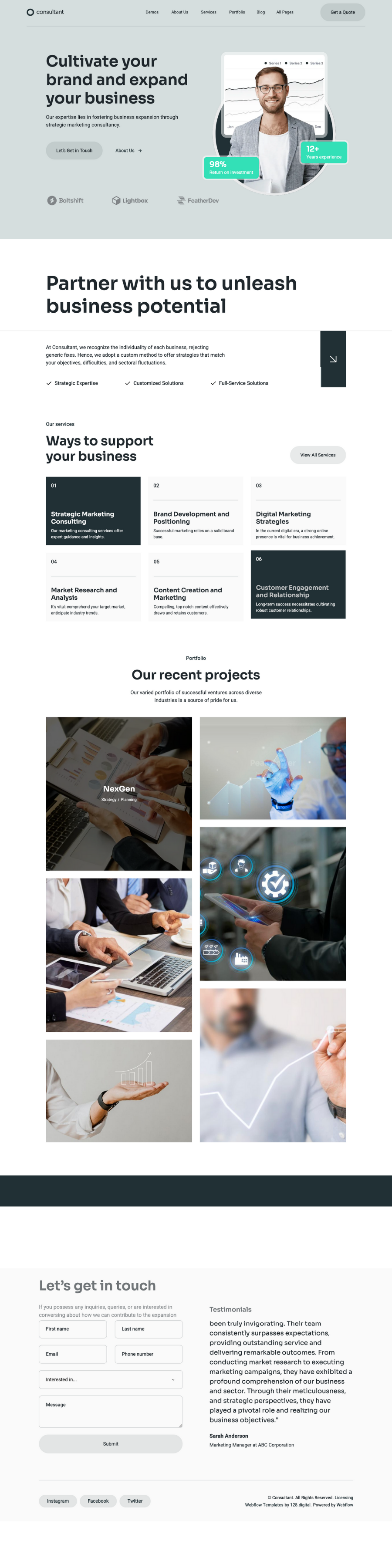 Consulting Firm Website Design for Melbourne Companies