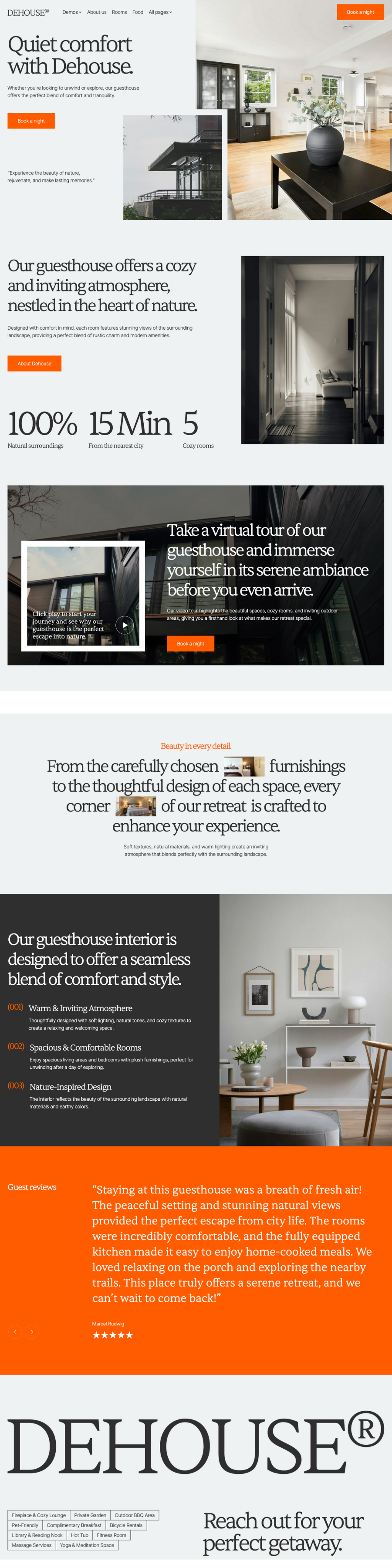 Bed & Breakfast Website Design for Melbourne Region