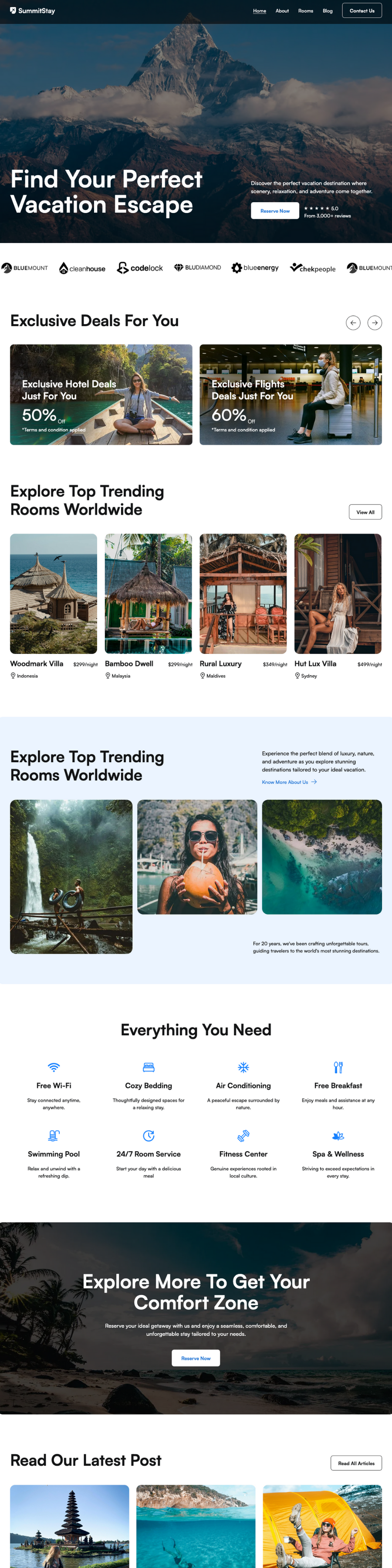 Vacation Rental Website Design for Melbourne Properties