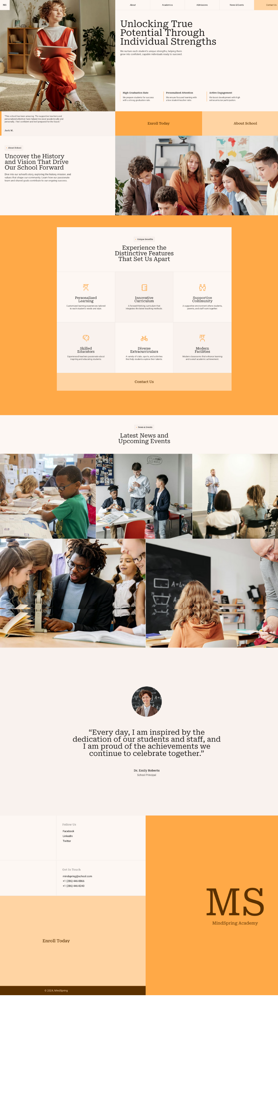 Primary School Website Design for Melbourne Schools