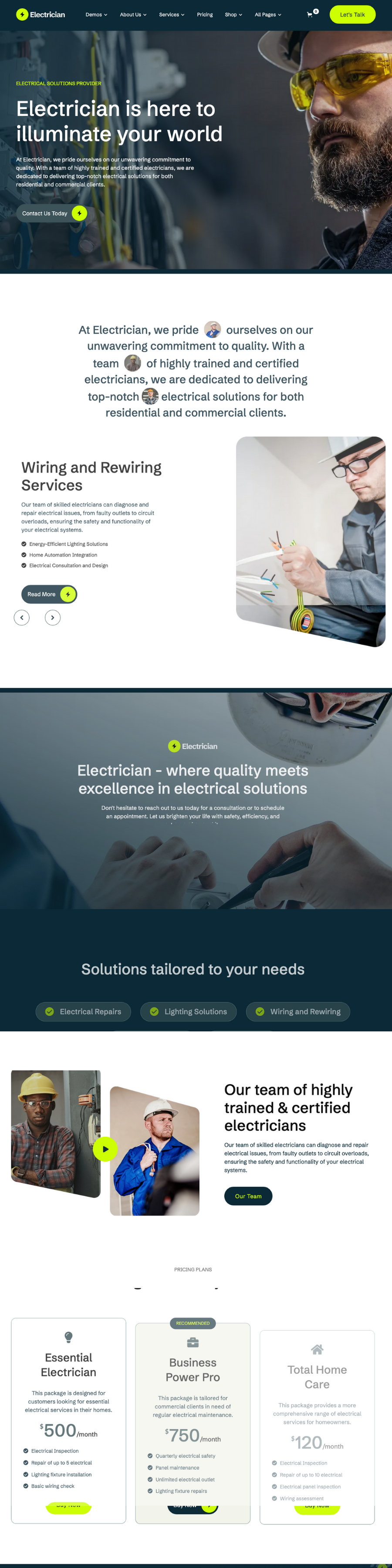 Electrician Website Design for Melbourne Businesses