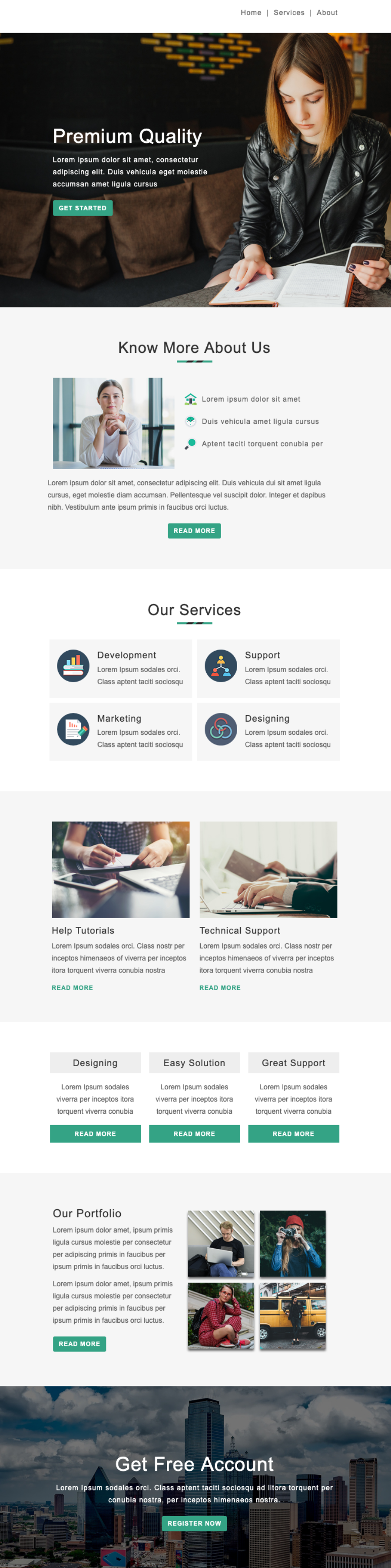 Lead Generation Landing Page Design for Melbourne Companies
