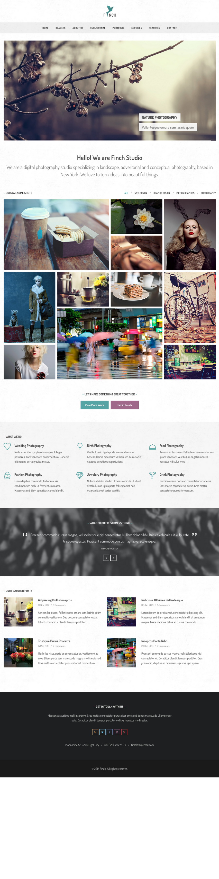 Photographer Website Design for Melbourne Creatives