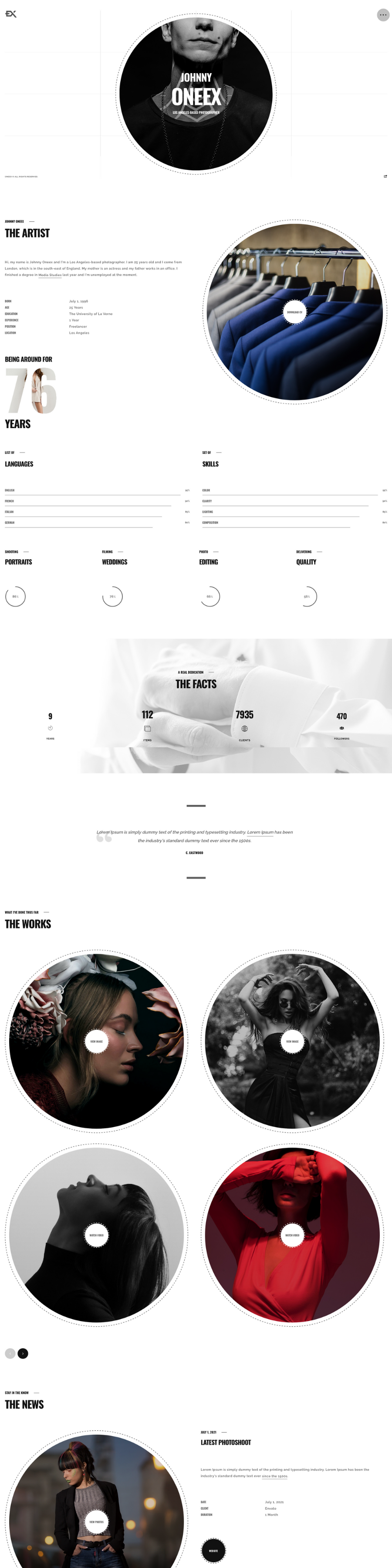 Artist Website Design for Melbourne Creatives