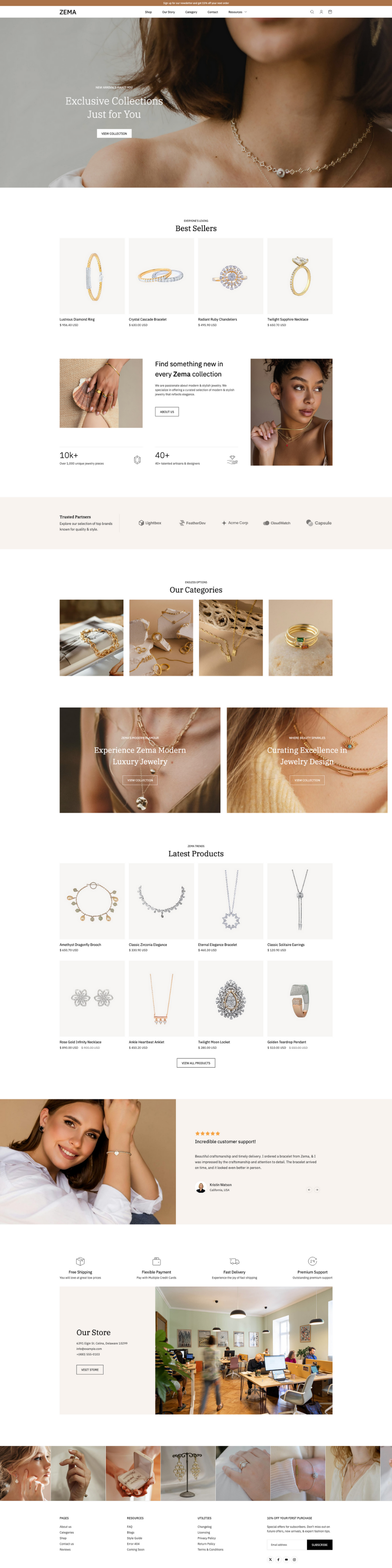 Jewelry Website Design for Melbourne Jewellers