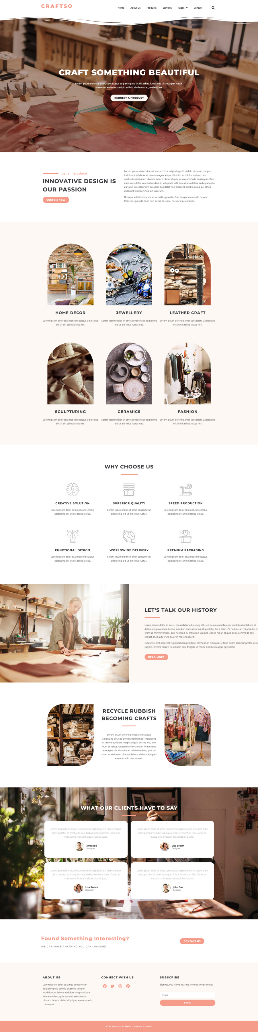 Craft Store Website Design for Melbourne Makers